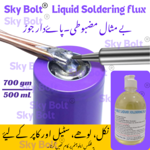 Liquid Soldering Flux for Steel, Nickel, Brass, Copper